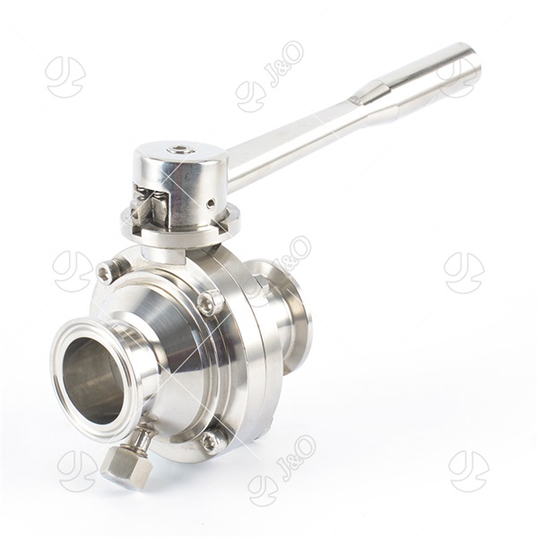 Sanitary Stainless Steel Hygienic Tri Clamp CIP Cleaning Butterfly Type Ball Valve China CIP