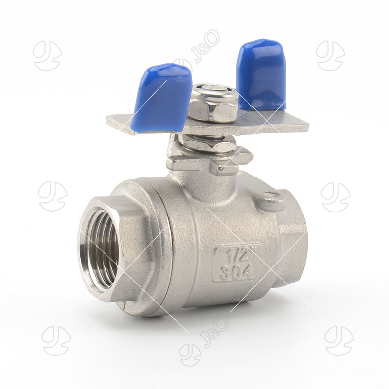 1000WOG Stainless Steel 2-PC BSP BSPT NPT Thread Ball Valve With ...